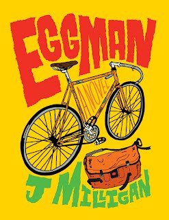 Eggman, bike messenger, new york city, eggs, Faberge, track bike, consultant, perception management, book, novel, jack fish, courier code, 9-11, 2003, punk noir, noir, cult, the flow, milligan, atlantis